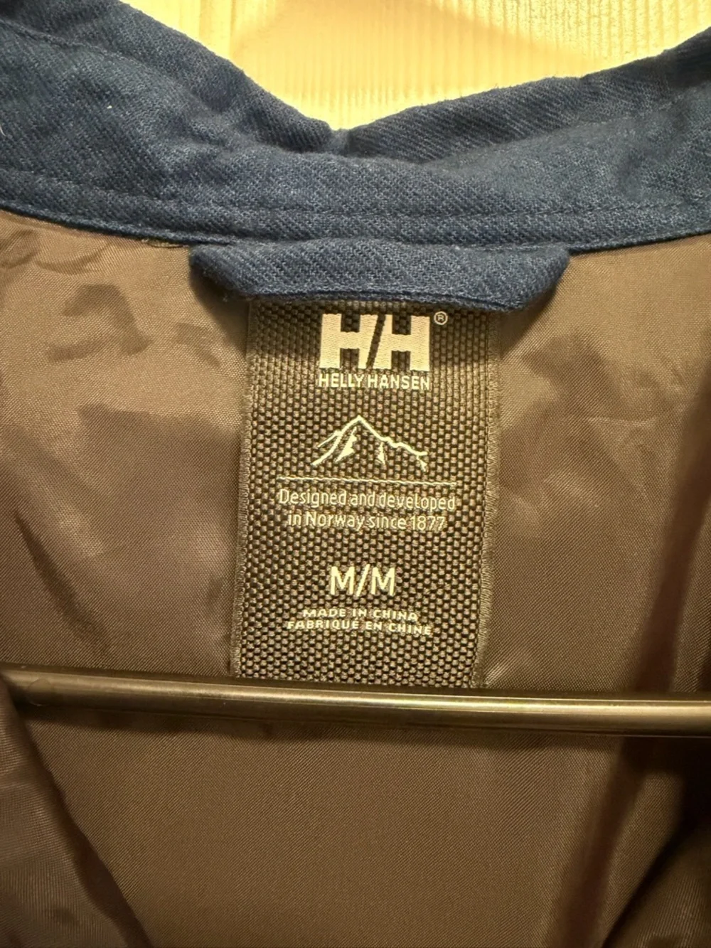 Helly Hansen Men's Ocean Isfjord Insulated Shacket Blue Size Medium - Picture 5 of 8